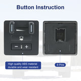 JDMSPEED Trailer Brake Controller Fits Chevrolet Silverado 1500 2500 HD 3500 HD 2007-2014