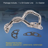 JDMSPEED Engine Oil Cooler Line For 2007-2019 Toyota Highlander Venza Sienna Lexus RX450h