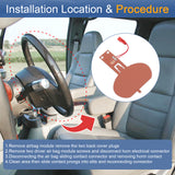 JDMSPEED Horn Contact For Select 2001-2007 Ford Models Fit 924-904