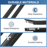 JDMSPEED For Toyota Tundra 2000-2006 Double Cab Weatherstrip Outer Lower Window X4