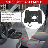 JDMSPEED Seat Swivel Front Right Passenger For Ford 1997-24 Econoline E150 E250 E350 E450