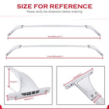 JDMSPEED 2x Top Roof Rack Cross Bar Carrier For 14-19 Nissan Rogue 2.0 2.5 w/ Roof Rails
