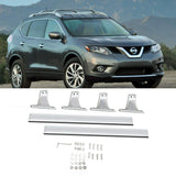 JDMSPEED 2x Top Roof Rack Cross Bar Carrier For 14-19 Nissan Rogue 2.0 2.5 w/ Roof Rails
