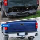 JDMSPEED Chrome Rear Bumper with Sensor Hole For Chevy Silverado 1500 2014-2018 GM1103175