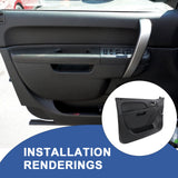 JDMSPEED NEW Front Door Trim Panel Driver Side 84127285 Fit For 2010-2014 Chevrolet GMC