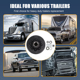 JDMSPEED 8K Axle 12-1/4"x3-3/8" 5/8 stud Oil/grease 8000# Lippert Trailer Hub Brake Drum