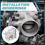 JDMSPEED 977-325 Throttle Body Assembl For Nissan Altima 2013-2018 Rogue L4 2.5L 2014-19
