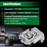 JDMSPEED Throttle Body S20098 For Chevy Cobalt Malibu Pontiac Pursuit Saturn Ion Vue 2.2L