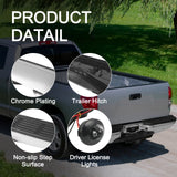 JDMSPEED Rear Step Bumper W/o Park Sensor Holes Chrome For 1999-2007 Ford F-250 F-350