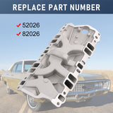 JDMSPEED Dual Plane Front Intake Manifold Fit for Small Block Chevy SBC 262-400 1955-86