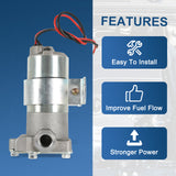 JDMSPEED High Flow Electric Fuel Pump 97 GPH 7 PSI Universal For Holley Demon Carburetor