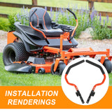 JDMSPEED Adjustable Steering Arm Kit 031-9060-18 For Bad Boy Mower 031-9060-00 NEW