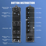 JDMSPEED Front Left Power Window Switch For Cadillac Chevy GMC Yukon 4Door Silverado 1500