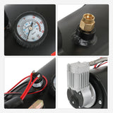 JDMSPEEDNEW AIR HORN AIR COMPRESSOR 12V TRUCK PICKUP ON BOARD W/ 3 LITER TANK 150PSI DC