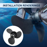 JDMSPEED Fit Mercury Mercruiser 14-1/4x21 RH 14.25" x 21" Aluminum Propeller 48-832832A45
