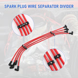 JDMSPEED Aluminum Spark Plug Wire Divider Electrical Screen Wire Separators 8mm 9mm 10mm
