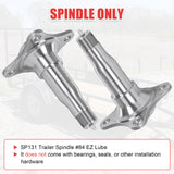 JDMSPEED 2 pcs #84 E-Z Lube Spindles w/ Brake Flange NEW For 3500 lb Axle L44649/L68149