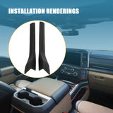 JDMSPEED NEW Center Console Side Panels Pair For 2023-2025 Super Duty Ford F-250 F-350