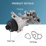 JDMSPEED 11428643745 Engines Oil Filter Housing For MINI COOPER N18 R55 R60 R57 R58 R56