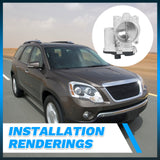 JDMSPEED For GMC Acadia Chevy Traverse Equinox Buick Enclave Allure 3.6L Throttle Body