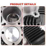 JDMSPEED 52.4mm Big Bore Cylinder W/Gasket Piston Ring Kit Fits 4 Stroke 110cc Engine atv
