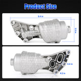 JDMSPEED 26300-3LAA0 Aluminum Engine Oil Filter Housing For Kia Hyundai Genesis Palisade