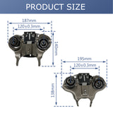 JDMSPEED 2X Release Fork Levers CA6Z7515J CA6Z7515K For Ford Fiesta Focus 2011-2019