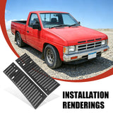 JDMSPEED Hood Vent Cowl Top Grille For Pickup Pathfinder Hardbody 1986-1997 Nissan D21