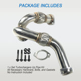 JDMSPEED New Turbocharger Y-Pipe Up Pipe Kit For Ford 6.0L Powerstroke Diesel 2003-2007