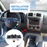 JDMSPEED for 04-12 Chevrolet Colorado GMC Canyon Temperature Heater/AC Dash Control Panel