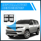 JDMSPEED Front Radiator Shutter Assembly W/ motor 68425775AC FOR Jeep Wagoneer 2022-2025