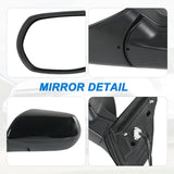 JDMSPEED Mirror Power Textured LH Left Driver Side Black NEW For Honda 2012-2016 CR-V CRV