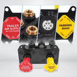 JDMSPEED MV-3 Dash Air Brake Control Valve For Bendix Freightliner Peterbilt Keene 800257