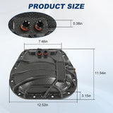 JDMSPEED 10023539 12 Bolt Differential Cover Gray Iron 9.75" Rear Axle For Ford