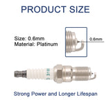 JDMSPEED 41-110 Iridium Spark Plugs & M8-48322 Spark Plug Wires for 5.3 6.0L 6.2L Chevy