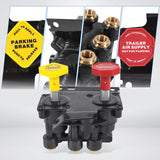 JDMSPEED MV3 Dash Air Brake Control Valve 20560009 KN20619 For Haldex Volvo Keene Truck