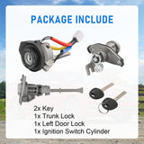 JDMSPEED Ignition Switch Front Left Door Lock Barrel For Hyundai Sonata 81970-3SA00 09-14