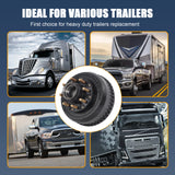 JDMSPEED 10,000# Hub Brake Drum 12-1/4x3-3/8" NEW 10K GD 13G Trailer Axle 9-123 8-415