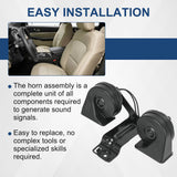 JDMSPEED High Low Pitch Horn Assembly NEW Fit For Ford Explorer 2016-2019 GB5Z-13832-A