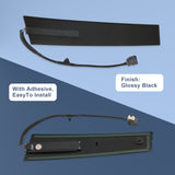 JDMSPEED For 11-19 Ford Taurus Front Door Window Trim Keyless Entry Pad LH Driver BLACK