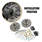 JDMSPEED Disc Brake Conversion Kit For Chevy GMC 1947-59 3100 Half-Ton Pickup 5 on 4.75"
