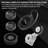 JDMSPEED Serpentine Belt Drive Component Kit Fit Ford Expedition F-150 Lincoln 2004-2006