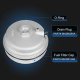 JDMSPEED Fuel Filter Cap Cover Aluminum 68436815AB For Dodge Ram 1500 2500 3500 2019-2024