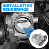 JDMSPEED For Mercedes-Benz 2013-2014 C300 E350 GLE350 S450 SLK350 S63 AMG Throttle Body
