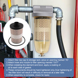 JDMSPEED Fuel Tank Filter 30 Micron 496-5 For Gasoline Biodiesel Water Separate Diesel