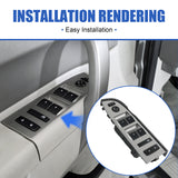 JDMSPEED Master Power Window Switch with Black Bezel NEW For Chevrolet Silverado 2010-14