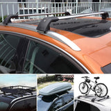 JDMSPEED 2x Silver Roof Rack Cross Bars Luggage Carrier Set For Audi Q7 4L 2007-2015