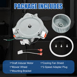 JDMSPEED Furnace Draft Inducer Blower Motor HC21ZE126A NEW for Carrier 326628-762