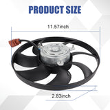 JDMSPEED NEW Electric Right Cooling Fan VW3115113 Assembly For Volkswagen Jetta 2005-2017