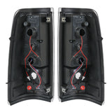 JDMSPEED Smoke Tail Lights LED Turn Signal Brake Lamp For Silverado 2003-2006 Chevy